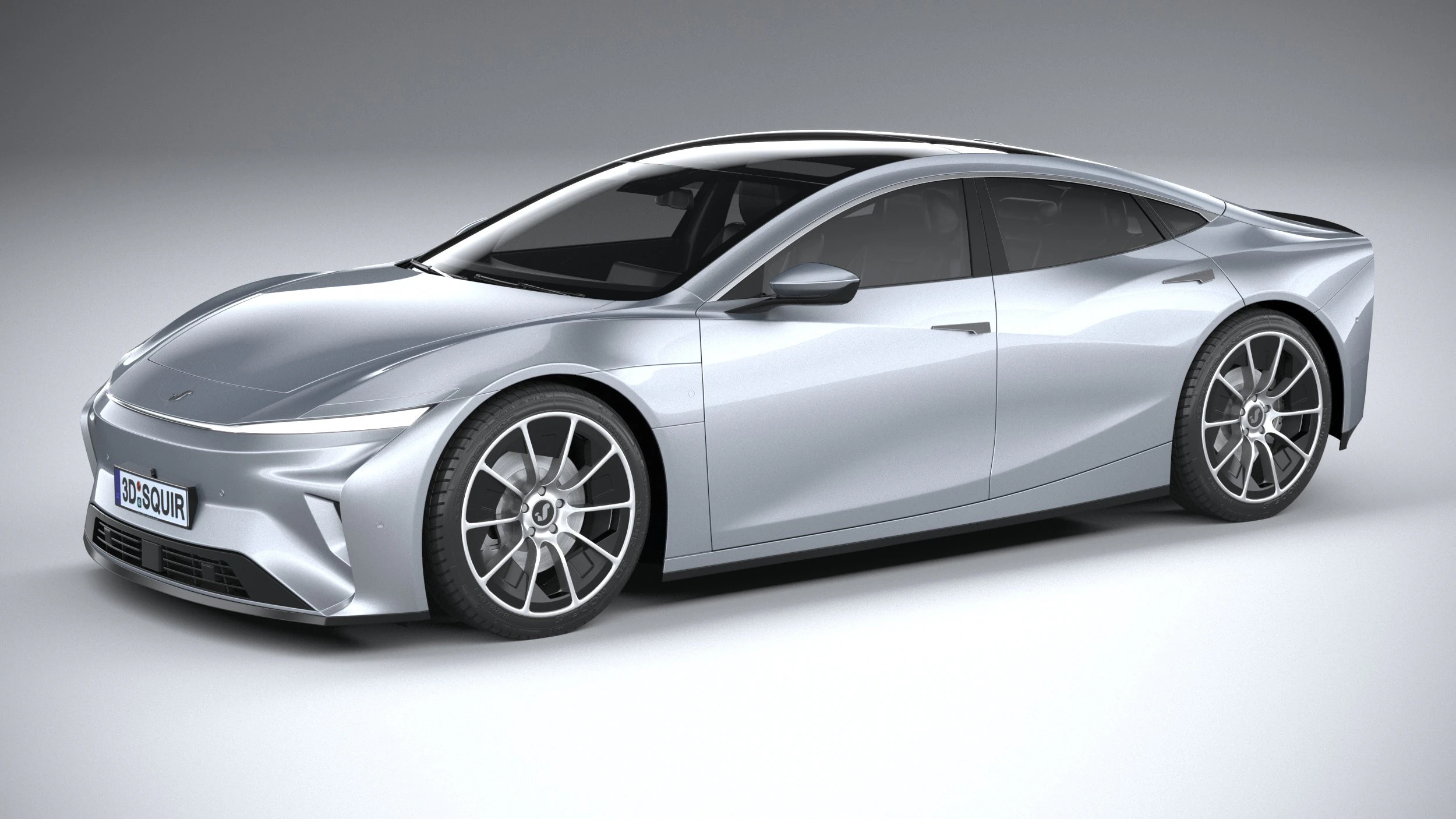 Generic Sedan v1 2025 3D Model .c4d .max .obj .3ds .fbx .stl .blend 