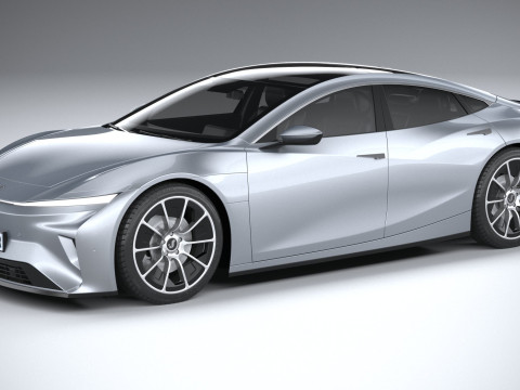 Generic Sedan v1 2025 3D Модель