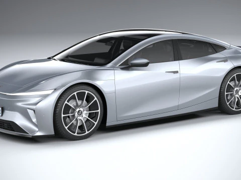 일반 세단 v1 2025 3D 모델