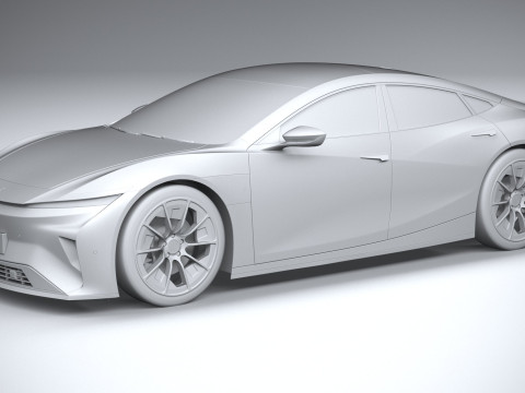 Generic Sedan v1 2025 3D Model