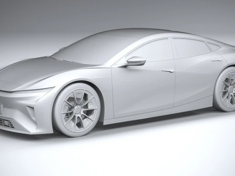 Generic Sedan v1 2025 3D Model