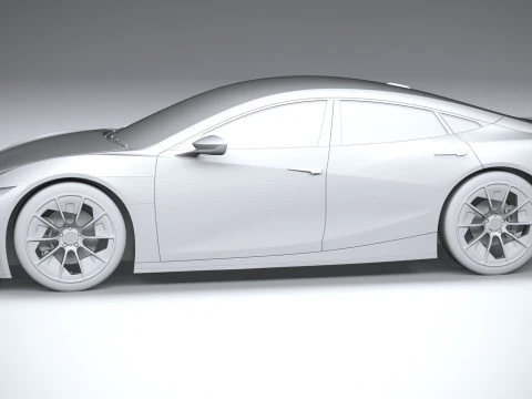 Generic Sedan v1 2025 3D Model