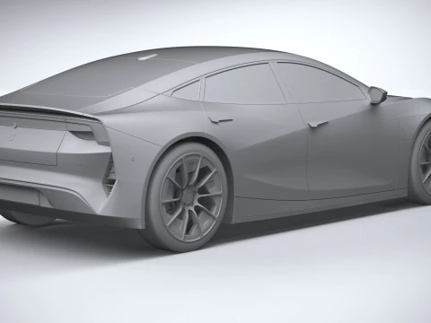 Generic Sedan v1 2025 3D Model