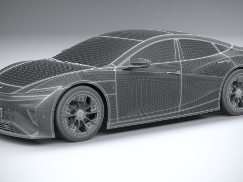 Generic Sedan v1 2025 3D Model