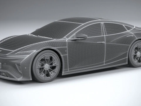 Generic Sedan v1 2025 3D Model