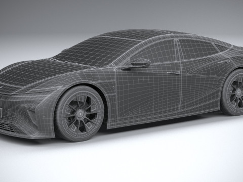 Generic Sedan v1 2025 3D Model