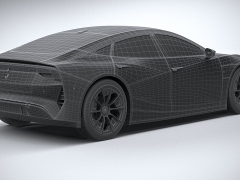Generic Sedan v1 2025 3D Model