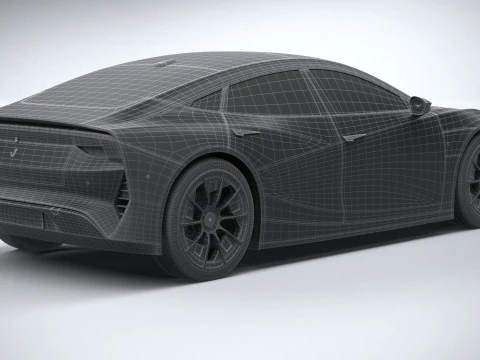 Generic Sedan v1 2025 3D Model