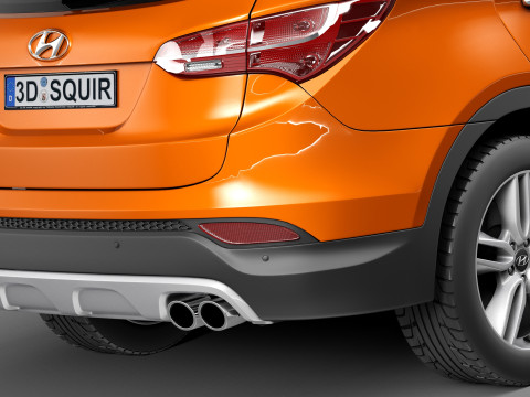 Hyundai Santa Fe Sport 2013 3D Model