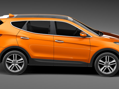 Hyundai Santa Fe Sport 2013 3D Model