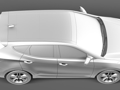 Hyundai Santa Fe Sport 2013 3D Model