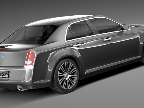 Lancia Thema 2013 3D Model