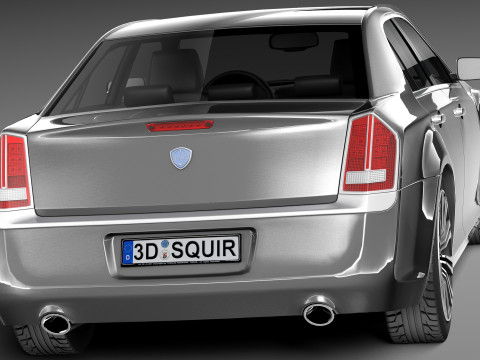 Lancia Thema 2013 3D Model