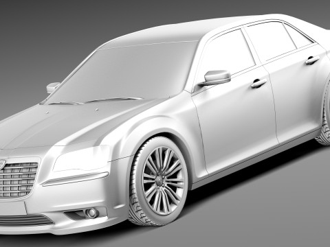 Lancia Thema 2013 3D Model