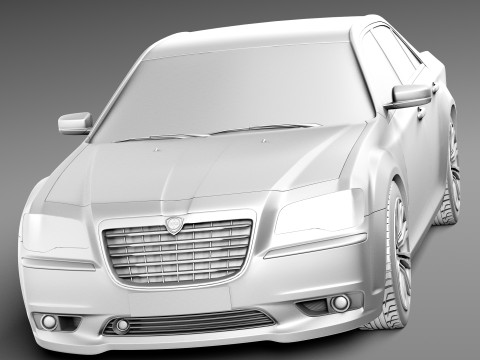 Lancia Thema 2013 3D Model