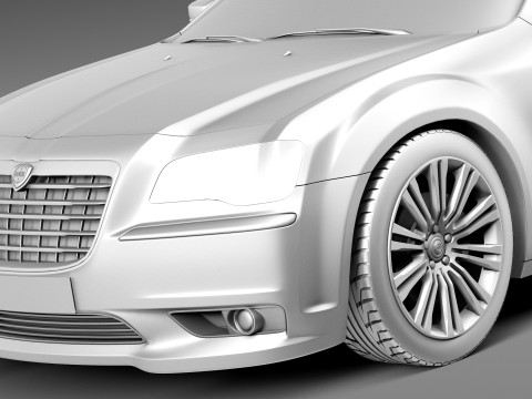 Lancia Thema 2013 3D Model
