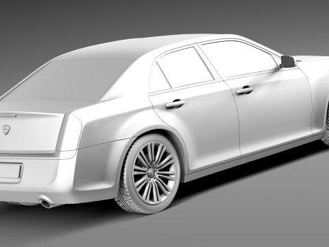 Lancia Thema 2013 3D Model