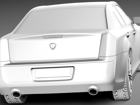 Lancia Thema 2013 3D Model