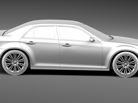 Lancia Thema 2013 3D Model