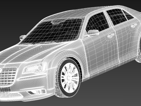 Lancia Thema 2013 3D Model