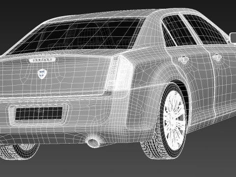 Lancia Thema 2013 3D Model