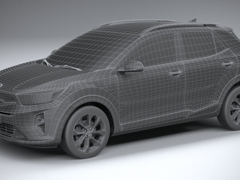 Kia Stonic 2025 Modelo 3D