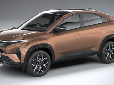 Tata Curvv 2025 Modello 3D