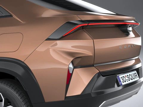 Tata Curvv 2025 3D Model