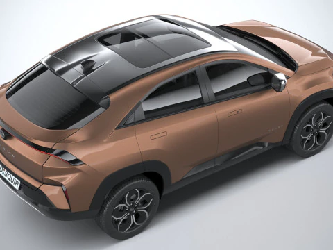 Tata Curvv 2025 3D Model