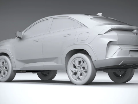 Tata Curvv 2025 3D Model