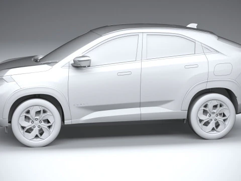 Tata Curvv 2025 3D Model