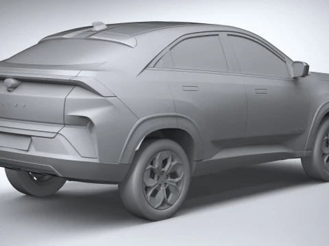 Tata Curvv 2025 3D Model