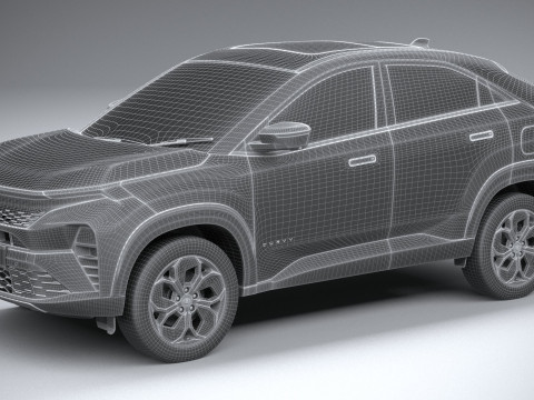 Tata Curvv 2025 3D Модель