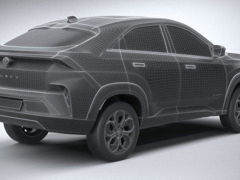 Tata Curvv 2025 3D Модель