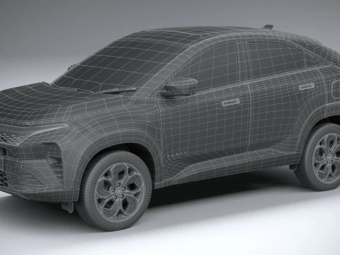 Tata Curvv 2025 3D Model