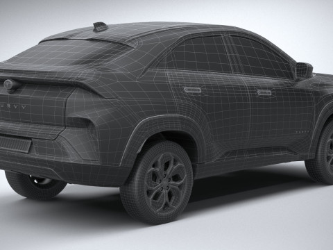 Tata Curvv 2025 3D Модель