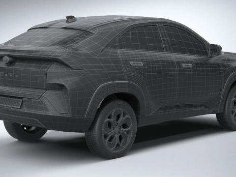 Tata Curvv 2025 3D Model