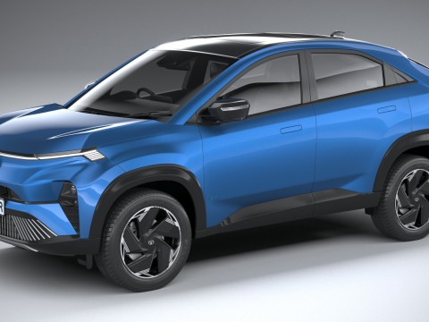 Tata Curvv EV 2025 Modello 3D