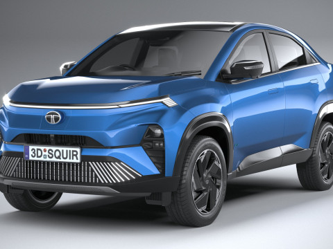 Tata Curvv EV 2025 3D Model