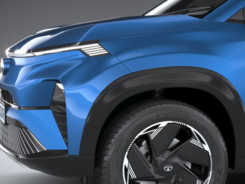 Tata Curvv EV 2025 3D Model
