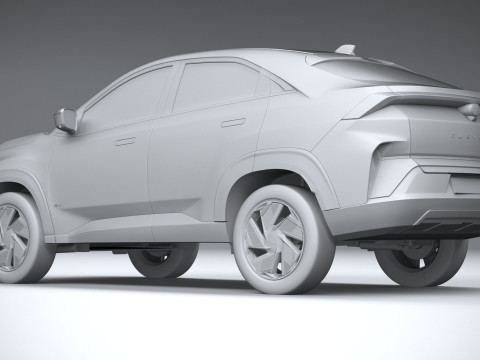 Tata Curvv EV 2025 3D Model