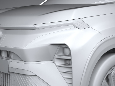 Tata Curvv EV 2025 3D Model
