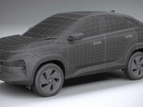 Tata Curvv EV 2025 3D Model