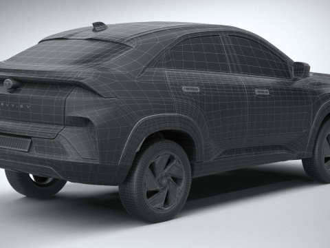 Tata Curvv EV 2025 3D Model