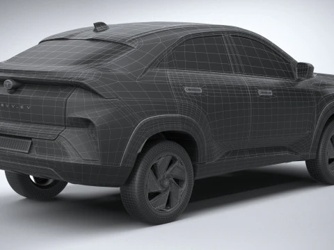 Tata Curvv EV 2025 3D Model