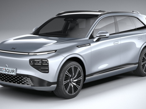 XPeng G9 2025 3D Model