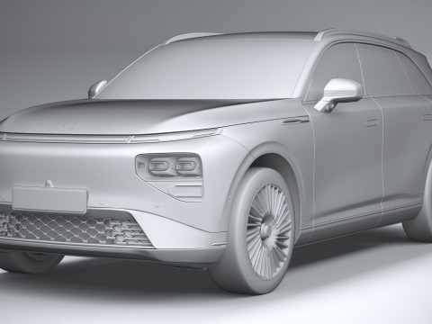 XPeng G9 2025 3D Model