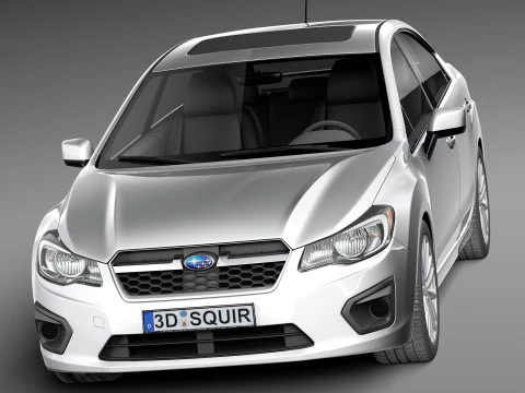 Subaru Impreza Sedan 2013 3D Model