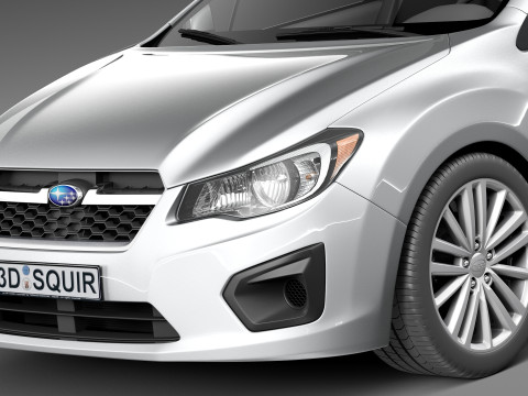 Subaru Impreza Sedan 2013 3D Модель