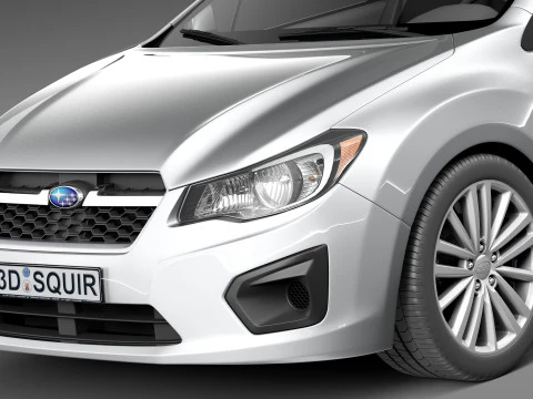 Subaru Impreza Sedan 2013 3D Model